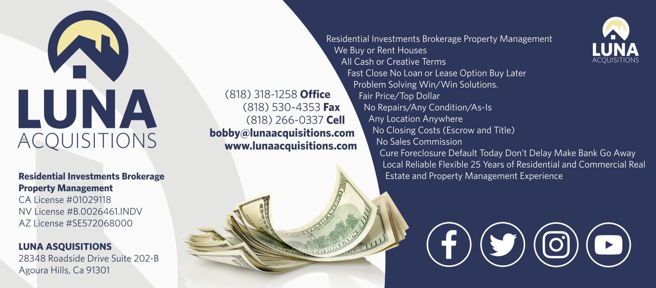 luna acquisitions we buy houses near me in simi valley, los angeles, california, usa